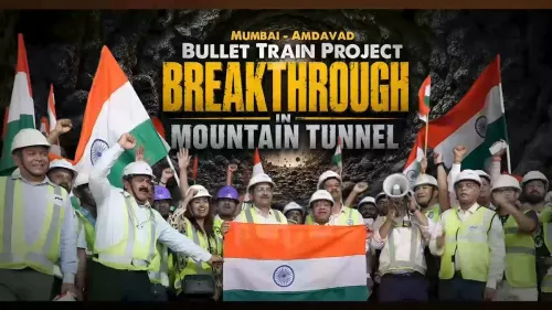 Vaishnaw: 3rd Mountain Tunnel Breakthrough for Bullet Train in 5 Months