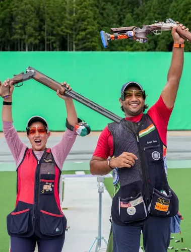 Vaishnaw Hails India's Trap Mixed Team Gold at Asian Games 2026