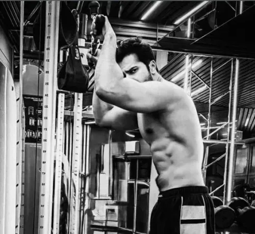 Varun Dhawan's gym selfie: posing mid-workout is 'so much fun'