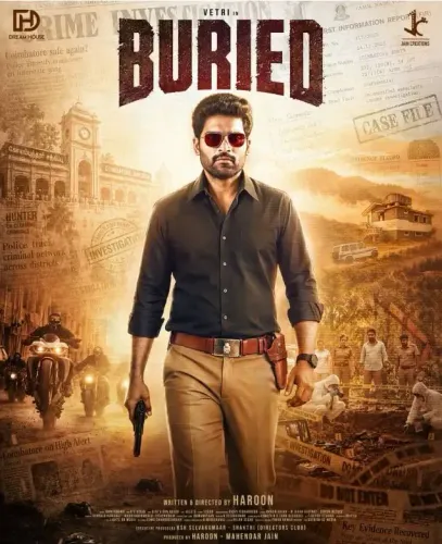 Buried first look: Vetri as encounter specialist in Haroon's thriller