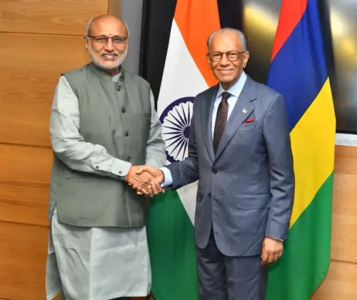 How Did Vice Prez Radhakrishnan and Mauritius PM Ramgoolam Discuss Strengthening Ties?
