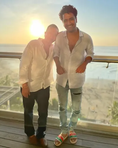 Why is Vicky Kaushal's father Sham Kaushal so ecstatic about becoming a 'Dadaji'?