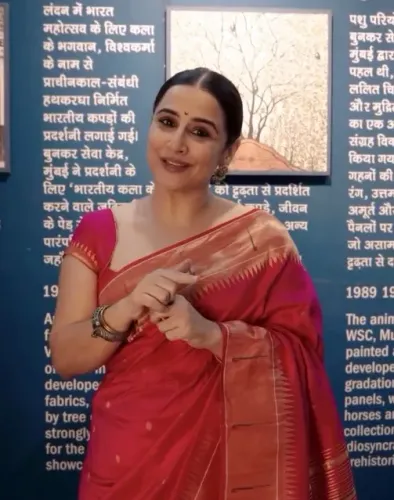 Why is Vidya Balan Urging Support for Indian Weavers on National Handloom Day?