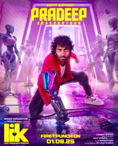 Did Vignesh Shivan Just Drop a New Poster for 'Love Insurance Kompany' on Pradeep Ranganathan's Birthday?