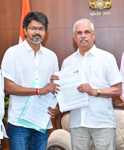 TVK's Vijay meets Governor 4th time to stake claim in Tamil Nadu