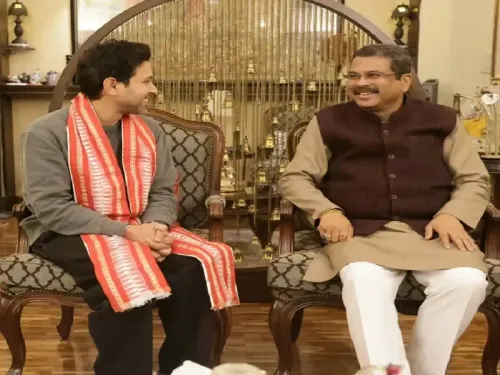 क्या विक्रांत मैसी ने शिक्षा मंत्री धर्मेंद्र प्रधान से मिलकर शिक्षा को समृद्ध बनाने पर चर्चा की?