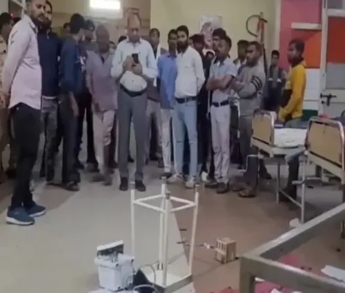 Violence Erupts at Firozabad Trauma Centre Following Patient's Death Amid Accusations of Negligence