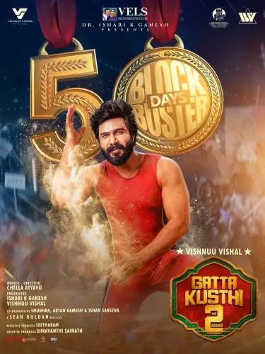 Gatta Kusthi 2 completes 50 days: Vishnu Vishal pens heartfelt thanks