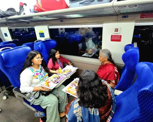 वंदे भारत से जयपुर पहुंचीं वित्त मंत्री निर्मला सीतारमण, ब्रिक्स बैठक से पहले युवाओं से किया संवाद