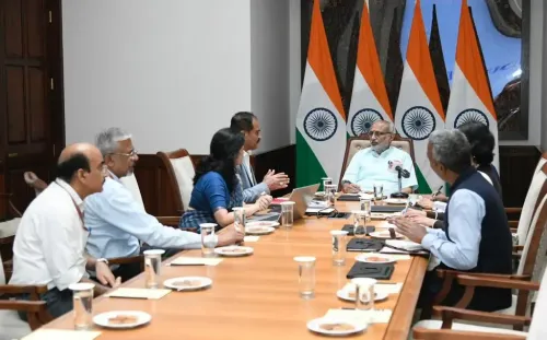 Did VP Radhakrishnan Meet with Rajya Sabha Secretariat Officials?