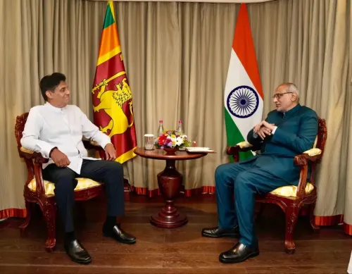 Strengthening Ties: VP Radhakrishnan and Sri Lanka's LoP Premadasa Discuss Trade and Cooperation