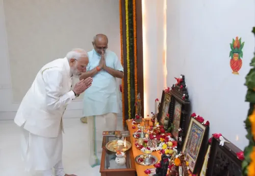 Did VP Radhakrishnan Welcome PM Modi with Diwali Greetings?