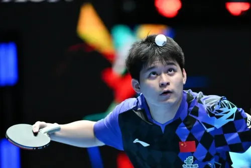 Wang Chuqin's double steers China past Romania 3-1 at ITTF World Team C'ships