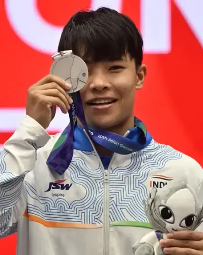 Roshibina Devi wins third straight Asian Games medal, eyes gold after silver in Nagoya