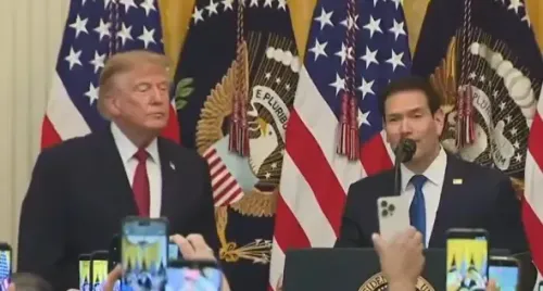 Trump tells crowd to watch Rubio on Cuba at White House event