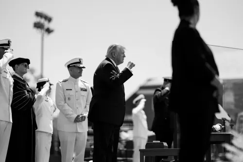 Trump warns Iran at Coast Guard address: 'We may hit them harder'
