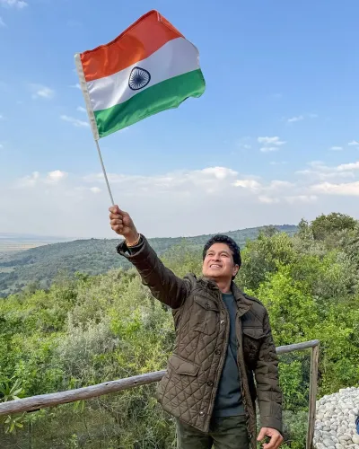 How are sports icons celebrating the 79th Independence Day?