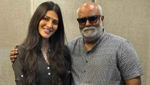 How Did Music Director M M Keeravani Delight Shruti Haasan?