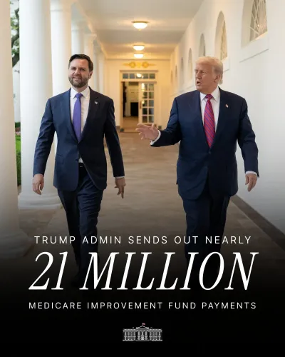 White House: 21 Million Medicare Fund Payments Sent Under Trump