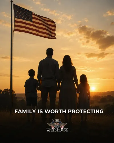 White House Celebrates American Family as Keeper of Values