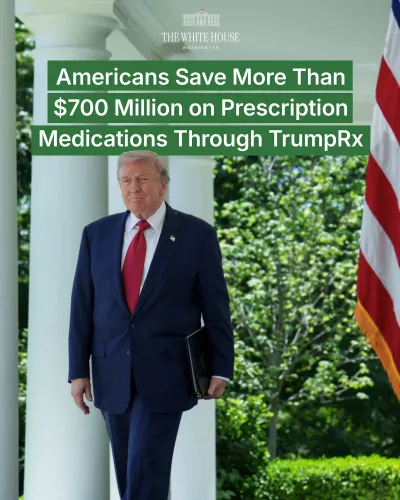 White House Claims $700M Saved on Prescription Drugs via TrumpRx