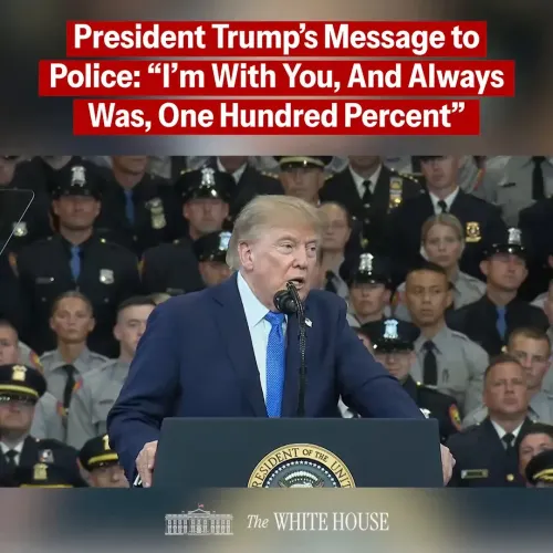 White House Claims Historic Crime Drop Under Trump's Pro-Police Push