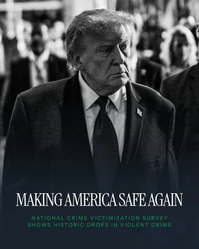 White House Claims Violent Crime Fell Sharply in 2025