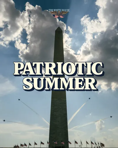 White House Declares America 'Patriotic All Year Round'