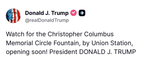 White House declares Christopher Columbus a hero