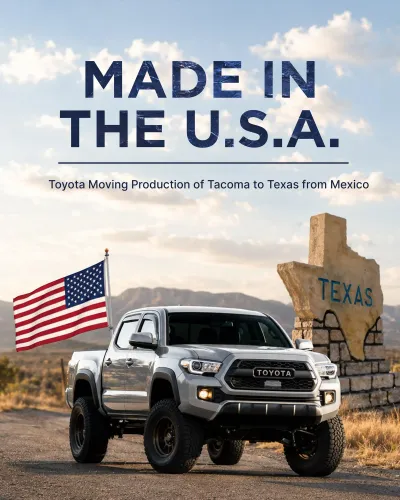 White House Hails Toyota Moving Tacoma Production to Texas