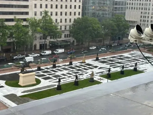 White House Highlights Freedom Plaza in Washington DC