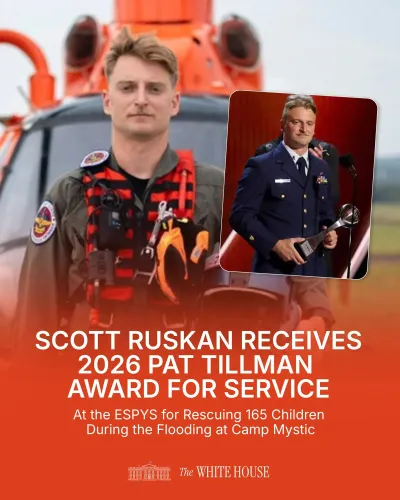 White House Honours Coast Guard Hero Who Saved 165 Lives