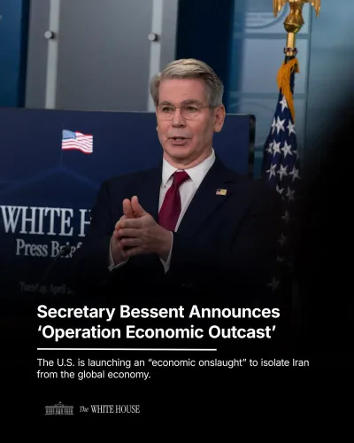 White House Launches 'Operation Economic Outcast' Against Iran