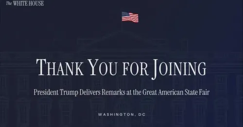 White House Marks 250 Years of American Independence Live