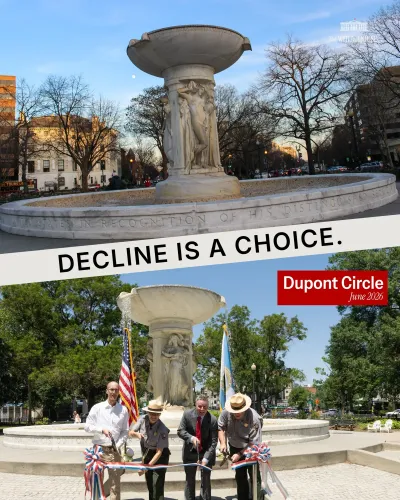 White House Marks Dupont Circle Fountain Restoration