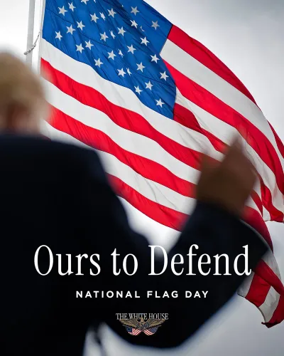 White House Marks Flag Day, Cites 250 Years of American Freedom