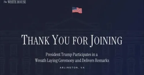White House Marks Memorial Day 2026, Honours Fallen US Troops
