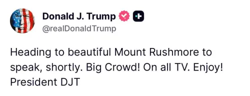 White House Posts Cryptic 'SOON.' on July 4