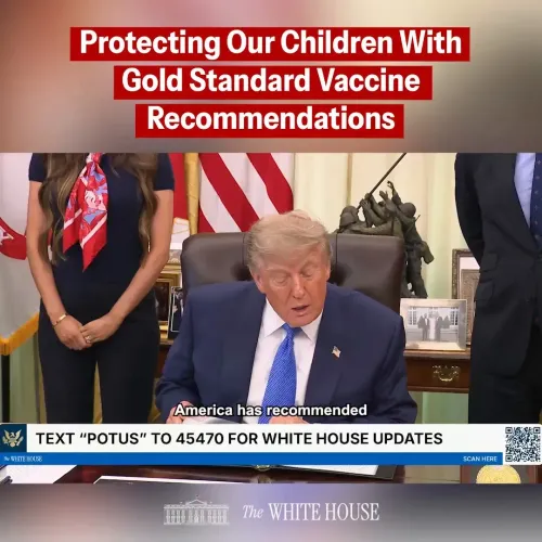 White House Pushes 'Gold Standard' Childhood Vaccine Guidelines