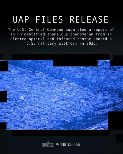 White House Releases Fifth UAP Report, Flags Unresolved Middle East Case
