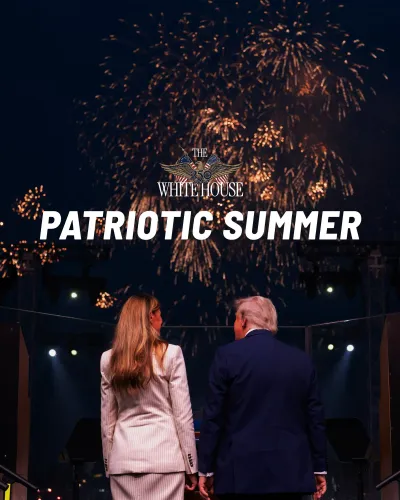 White House Rings In US Independence Day 2026