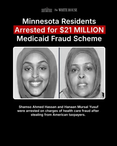 White House Says Minnesota Fraud Schemes Are 'Done'