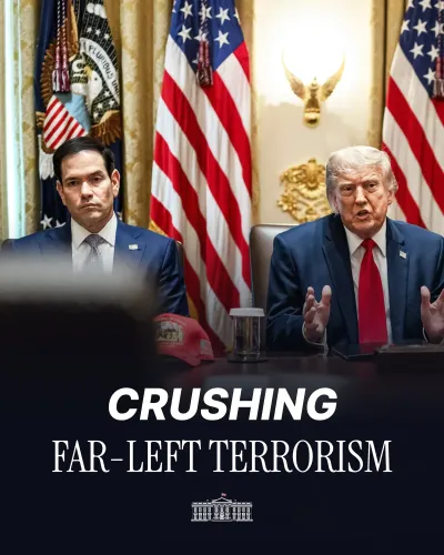 White House Says State Dept to Crush Far-Left Terror Groups