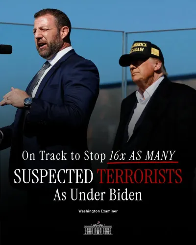 White House Says Trump Is Stopping Terrorists at the Border