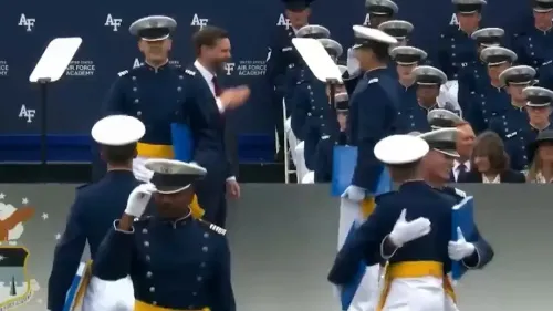 White House shares viral video of VP Vance chest-bumping