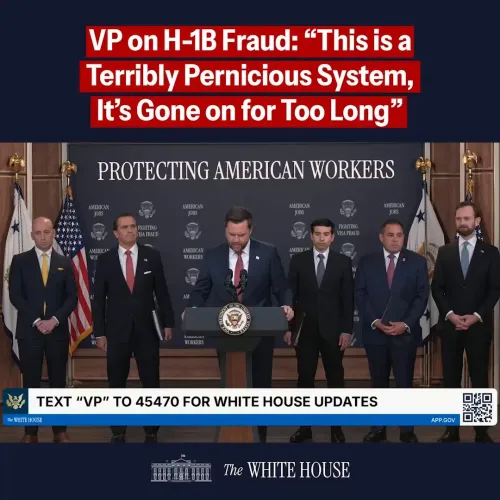 White House Task Force Targets H-1B Visa Fraud, Corporate Layoffs