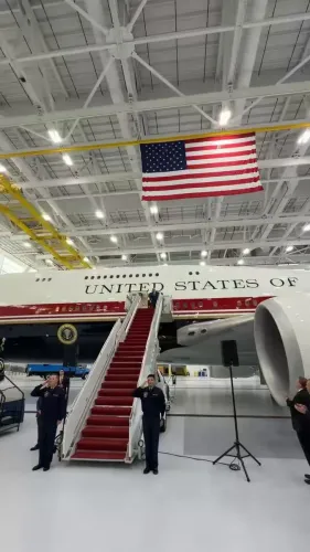 White House Unveils New Air Force One Aircraft