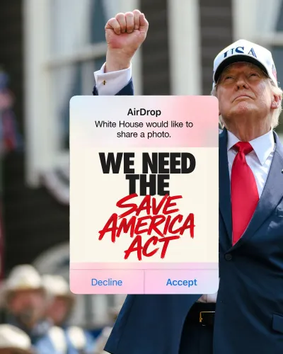 White House Uses AirDrop to Push Public Message