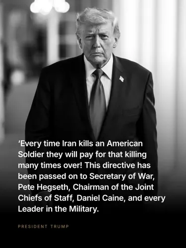 White House Warns Iran of Retaliation for Killing US Soldiers