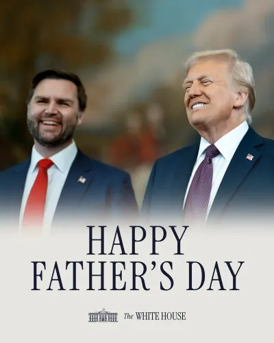 White House Wishes America a Happy Father's Day